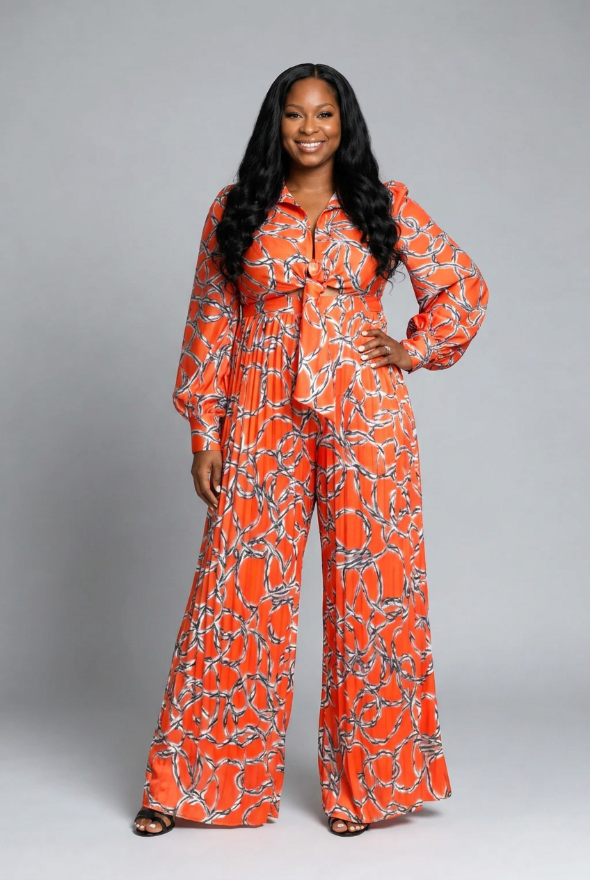 Just a Little Peak jumpsuit with a new pose