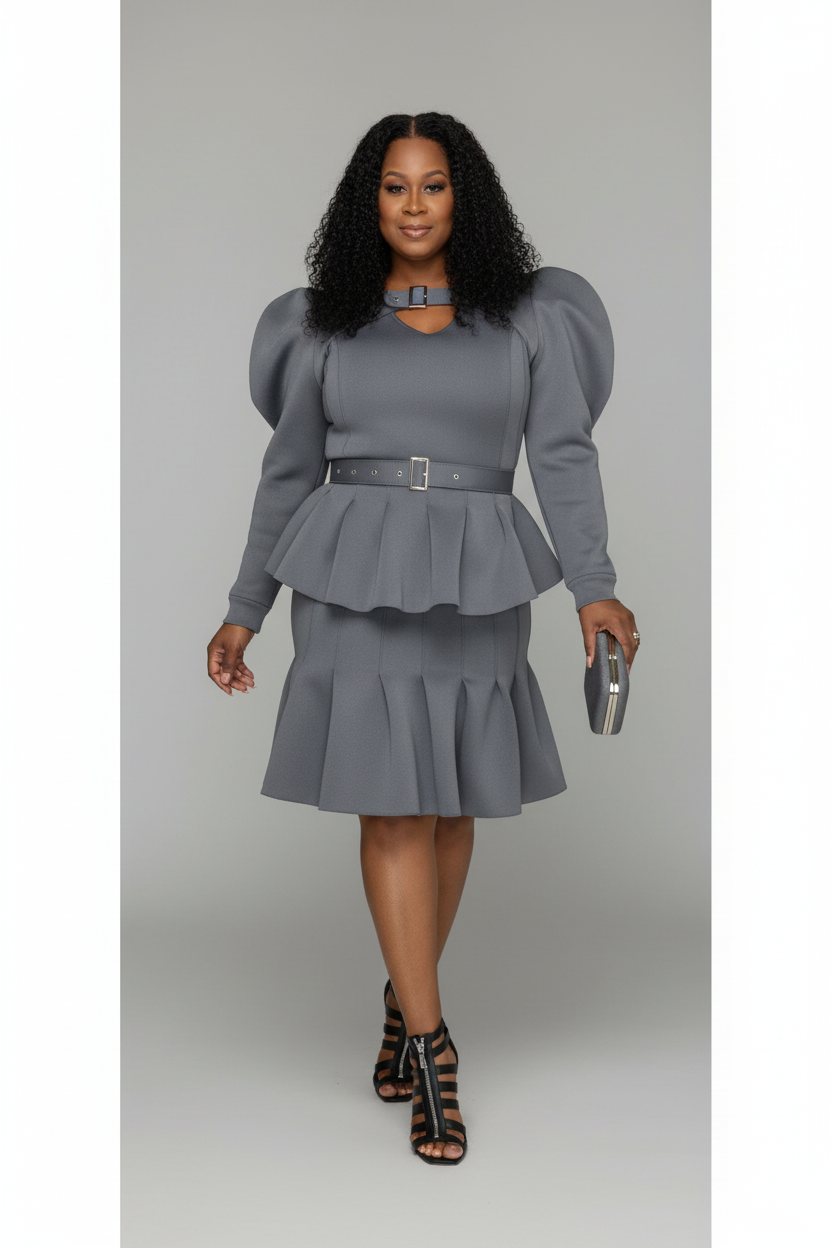 Model wearing Boss in different pose