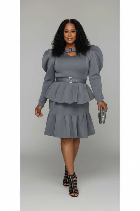 Model wearing Boss in different pose