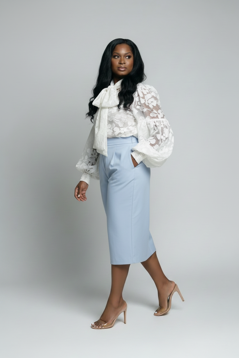 Model wearing Pretty Poetic